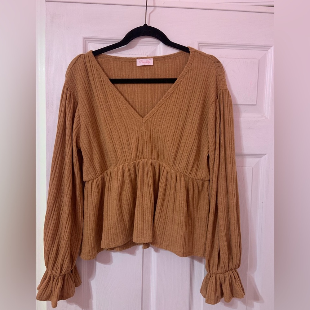 Pink Lily top